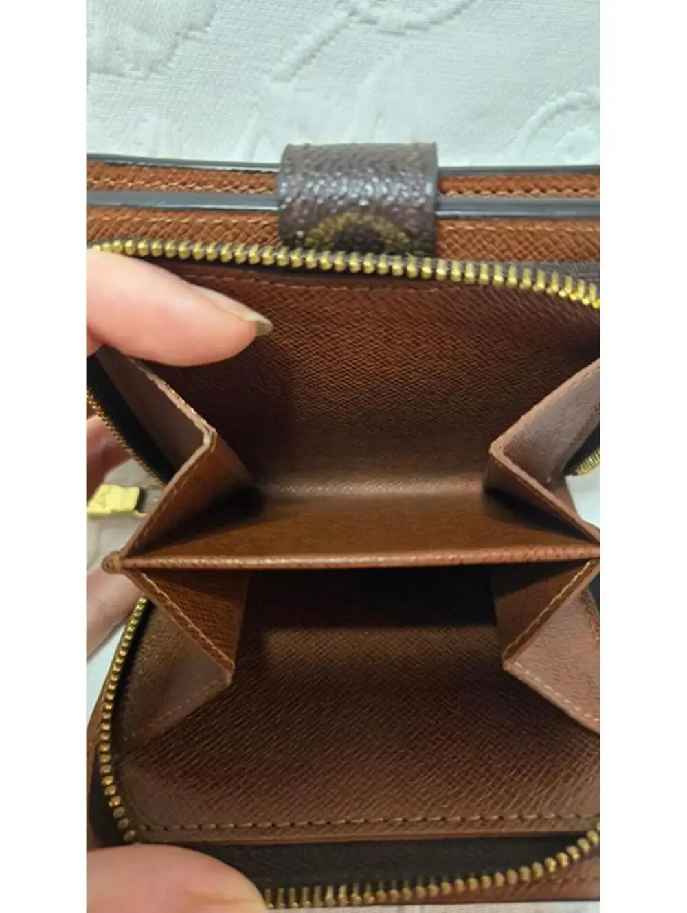 Louis Vuitton Monogram Canvas Compact Wallet